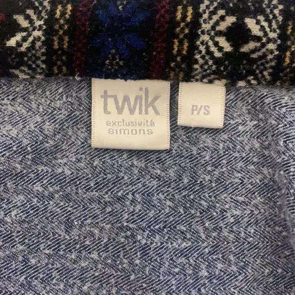 Twik | Blue & Multi Colour Pattern Button Down - Picture 6 of 6